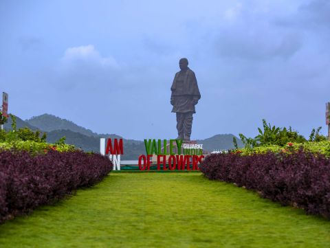 Valley of Flowers at Statue of Unity