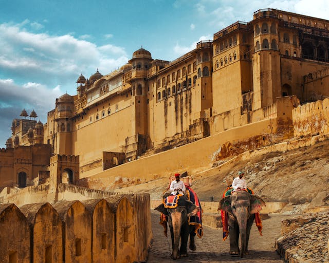 This image depicts Amber Fort, Jaipur